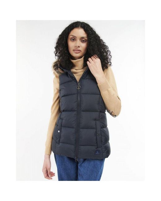 Barbour Blue Midhurst Quilted Gilet