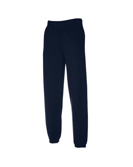 Fruit Of The Loom Blue Premium 70/30 Elasticated Jog Pants Jogging Bottoms (Deep) for men