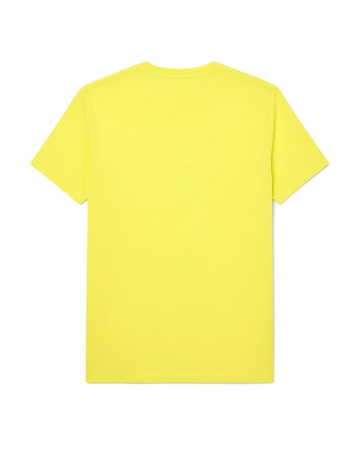 Lacoste Yellow Pima T Shirt for men