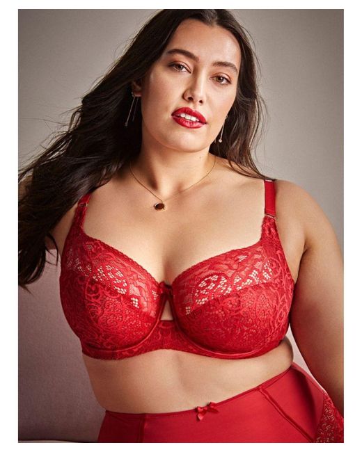 Panache Red Estel Full Cup Bra