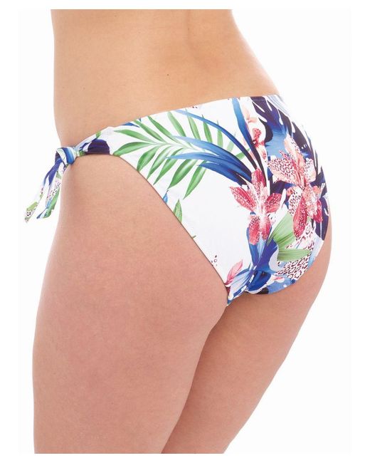 Fantasie Blue Santa Catalina Tie Side Bikini Brief Depths Nylon