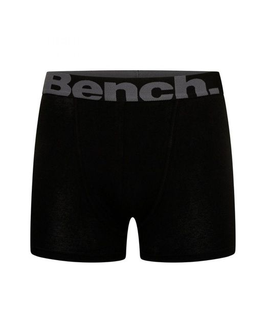 Bench Black 10 Pack 'Putt' Cotton Rich Boxers for men