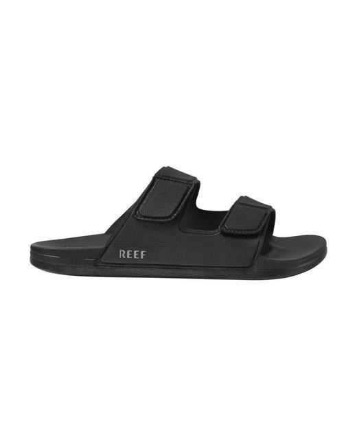 Reef Black Cushion Slide Tradewind Rubber/Plastic for men