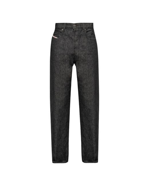 DIESEL Gray D-Viker Cotton Jeans for men