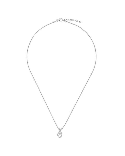 Orphelia Metallic 925 Sterling Chain With Pendant