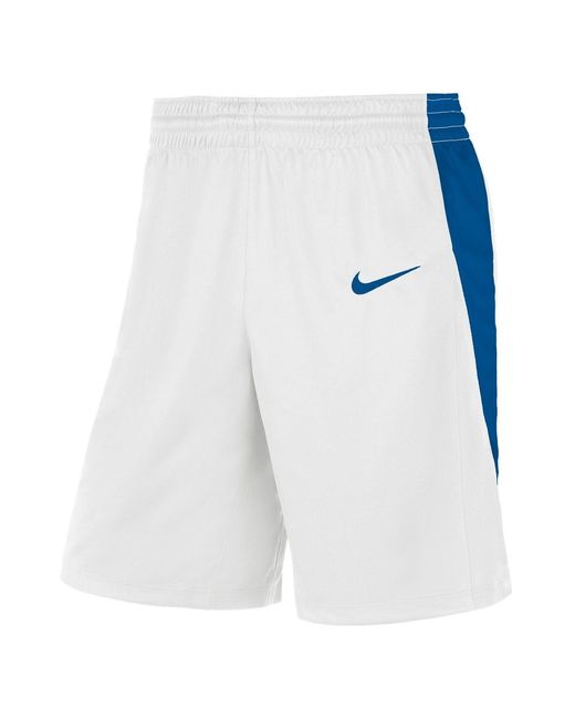 Nike White Basketball Solid Patterned Shorts for men