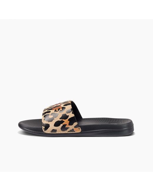 Reef Multicolor One Slide Classic Leopard