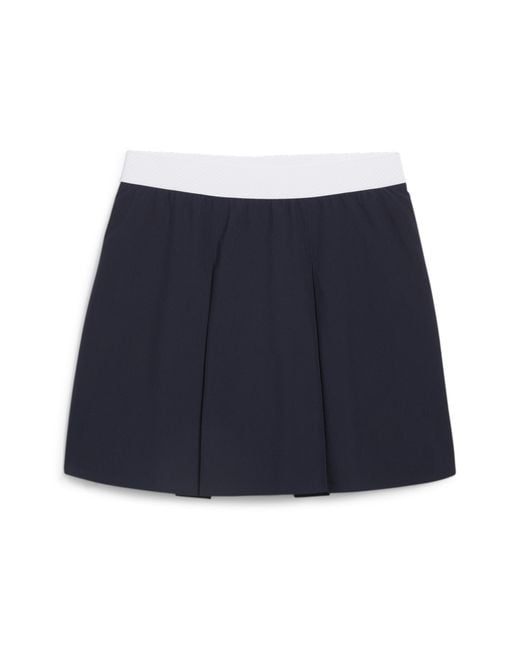 PUMA Blue Club Pleated Golf Skirt