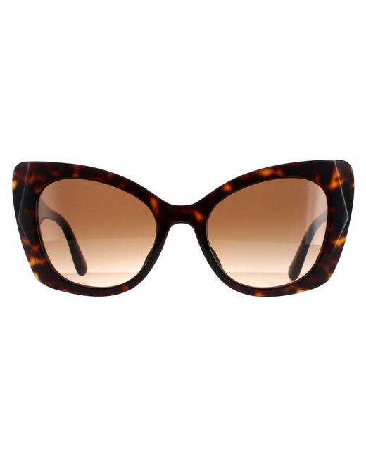 Dolce & Gabbana Brown Butterfly Dark Havana Gradient Dg4405F
