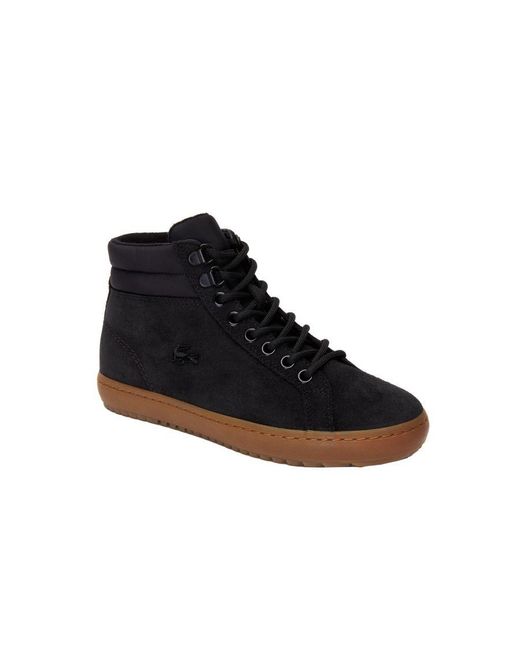 Lacoste Black Straightset Insulatec Boots Leather (Archived)