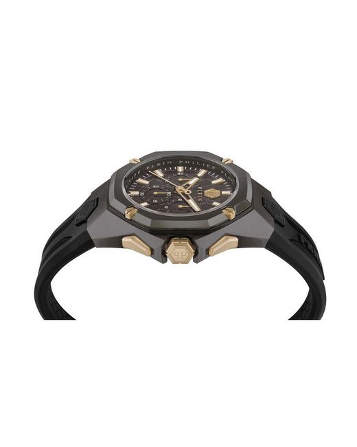 Philipp Plein Black Octagon Watch Pwtba0323 Silicone for men