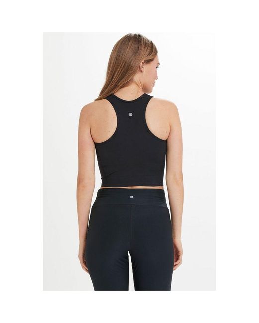 Sosandar Black Racerback Super-Sculpt Sports Bra