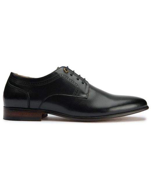 Simon Carter Black Tosti Derby Shoes for men