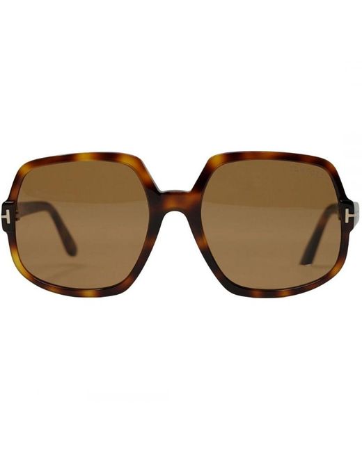 Tom Ford Brown Delphine-02 Ft0992 52E Sunglasses