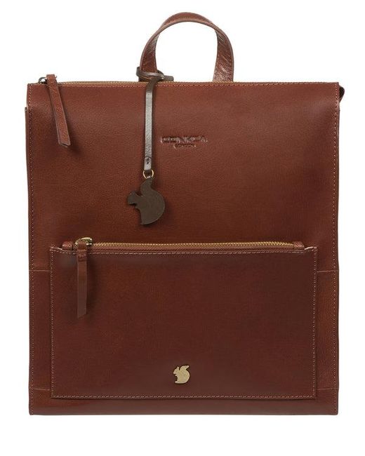 Conkca Aok Conker Leather Backpack in Brown Lyst UK