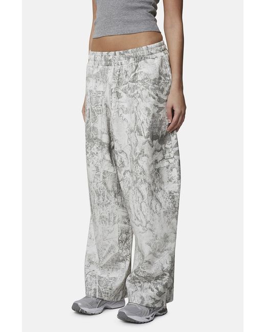 Good For Nothing Gray Baggy Camo Jogger With Embroidered Logo