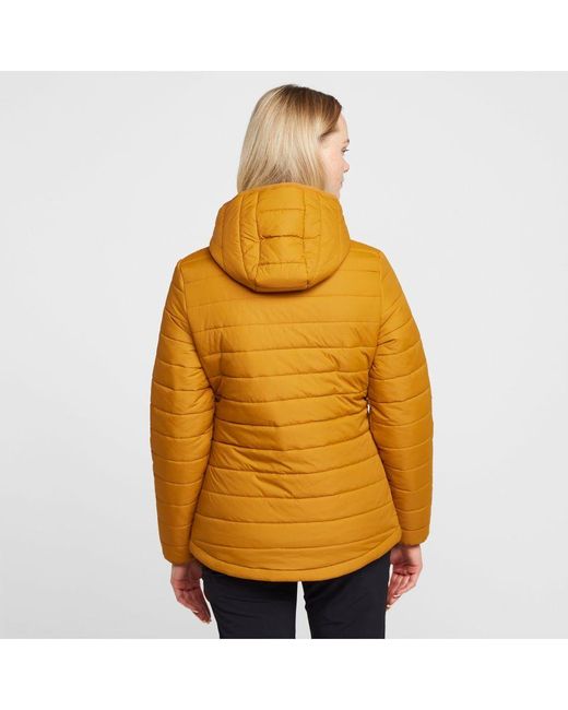 Peter Storm Yellow Blisco Ii Insulated & Water Repellent Puffer Jacket With Hood