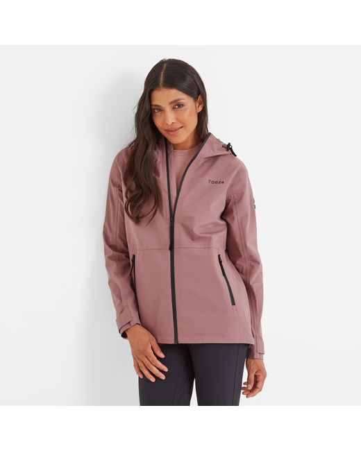 TOG24 Red Glyder Waterproof Jacket Mauve