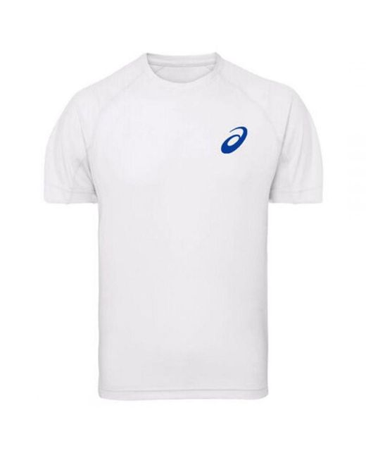 Asics White Logo T-Shirt Cotton for men