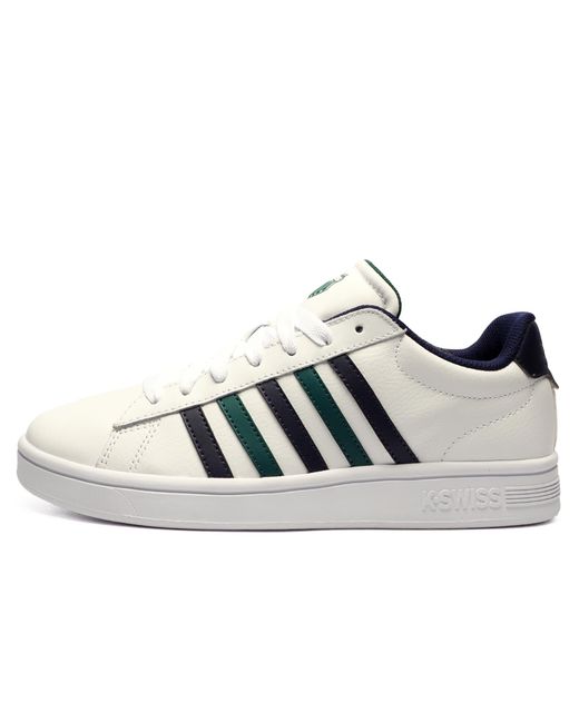 K-swiss Black K Swiss Court Tiebreak Ii Leather Trainers for men
