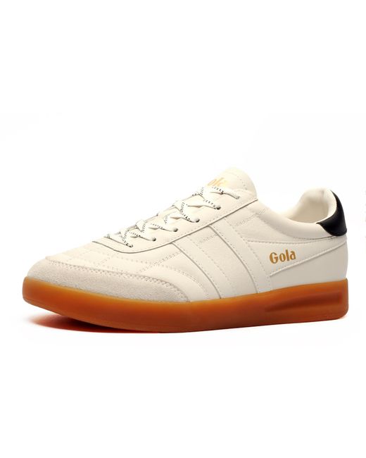 Gola Black Classics Stadia Leather Trainers for men