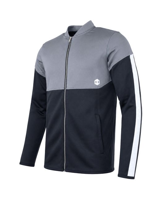 Under Armour Blue Athlete Recovery Track Jacket for men