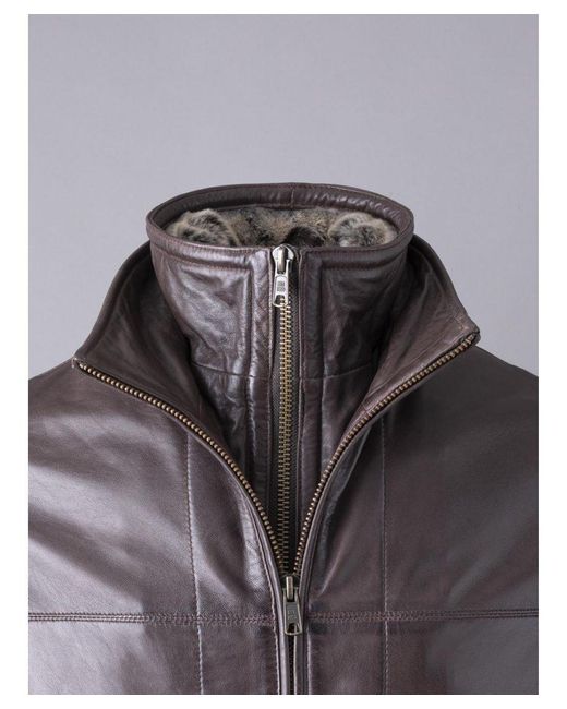 Lakeland Leather Gray Rhys Jacket for men