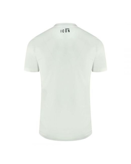 DSquared² White Icon Back Logo Underwear T-Shirt for men
