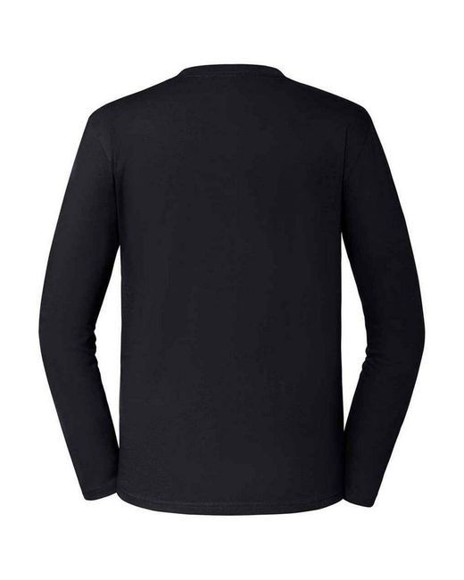 Russell Black Adult Classic Long-Sleeved T-Shirt