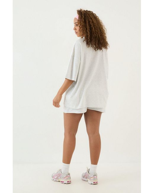 DSGN Studio White Script Embroidered Oversized T-Shirt