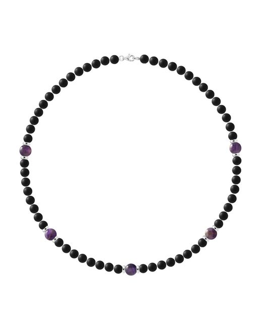 Rodney & Rolf Black Necklace Sterling 925 Chicago