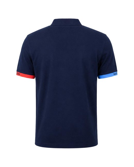Nautica Blue Hobbs Polo Shirt Cotton for men