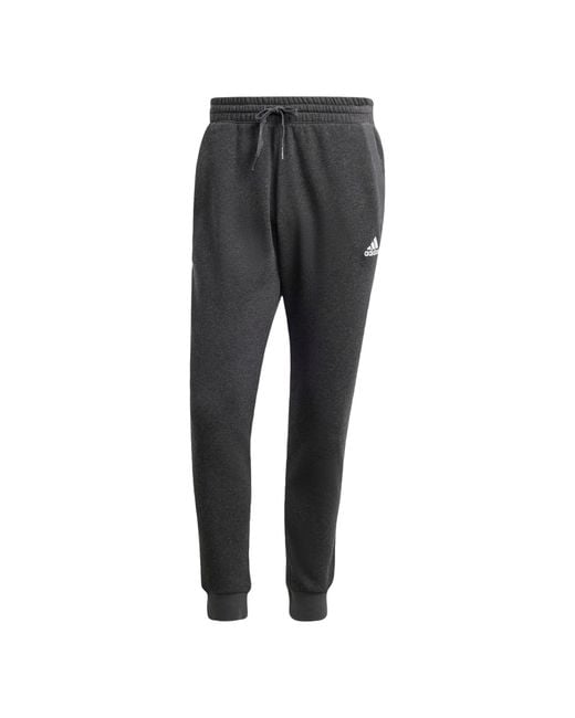 Adidas Gray Seasonal Essentials Mélange Pant for men