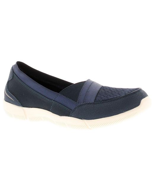 Skechers Blue Be-Lux-Daylights Slip On Trainers