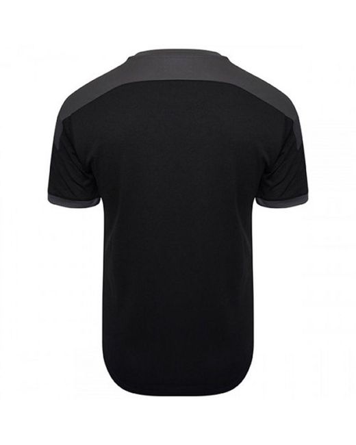 PUMA Black Drycell Team Final 21 Training Jersey Sleeve T-Shirt 656481 03 for men