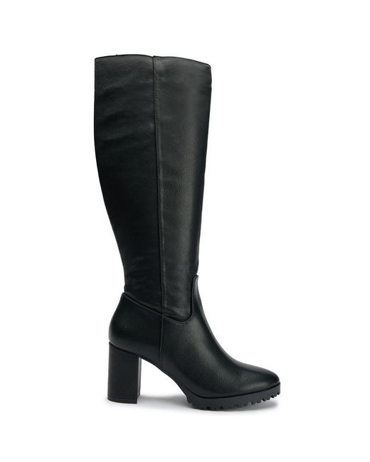 V.Gan Black Vegan Edamame Knee High Boots