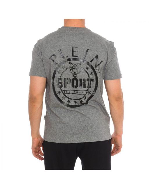 Philipp Plein Tips414 T-shirt Met Korte Mouwen in het Gray voor heren