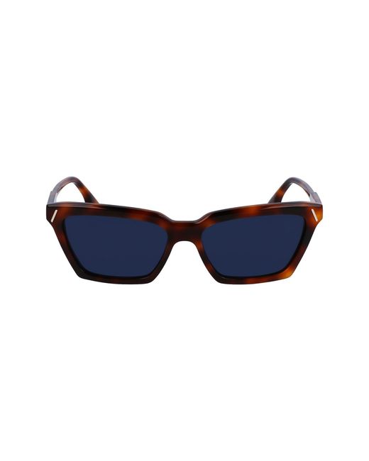 Victoria Beckham Blue Acetate Sunglasses