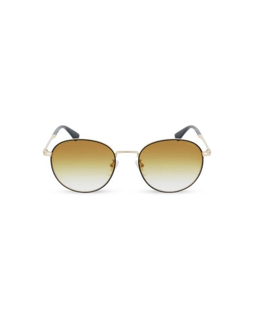 Police Metallic Gold Metal Sunglasses