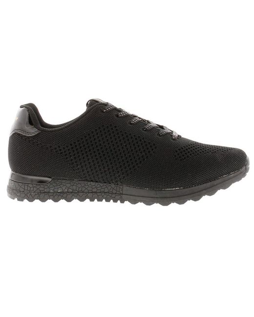 Hush Puppies Black Katrina Memory Foam Trainer
