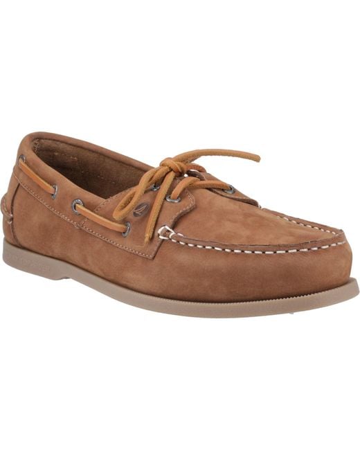 Sperry Top-Sider Tacoma Herren Bootsschuhe Aus Leder in Brown für Herren