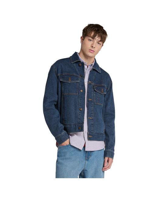 Timberland Blue Denim Jacket for men