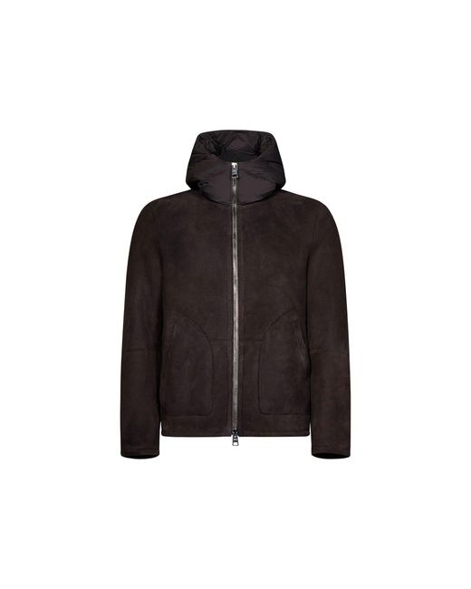 Herno Shearling Jas in het Black voor heren