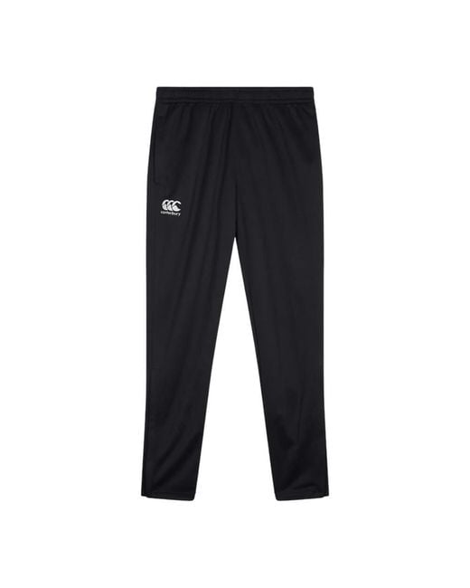 Canterbury Black Ladies Stretch Tapered Jogging Bottoms