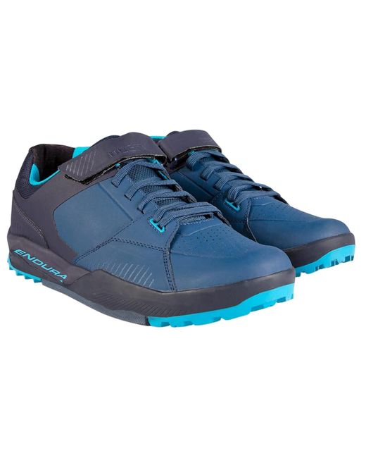 Endura Blue Mt500 Burner Grip Shoes for men