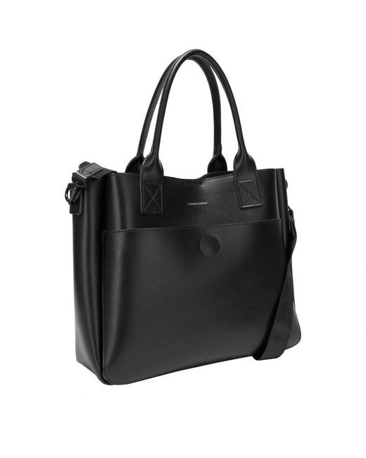 Claudia Canova Black Amilia Xl Single Pocket Tote Grab Bag