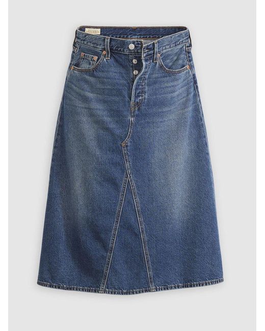 Levi's Blue Levi's Mid Morning Line Decon Skirt
