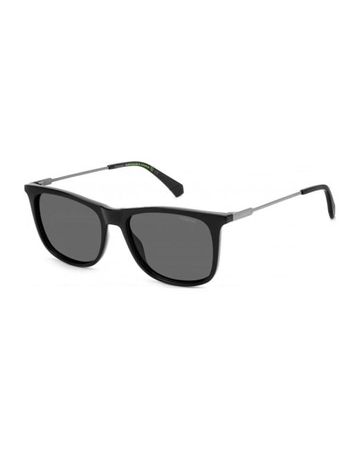 Polaroid Black Pld-4145-S-X-807 Pld 4145 S 55 X 807 Sunglasses for men