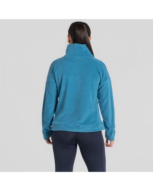 Craghoppers Blue Microfleece Half-Zip Fleece Top