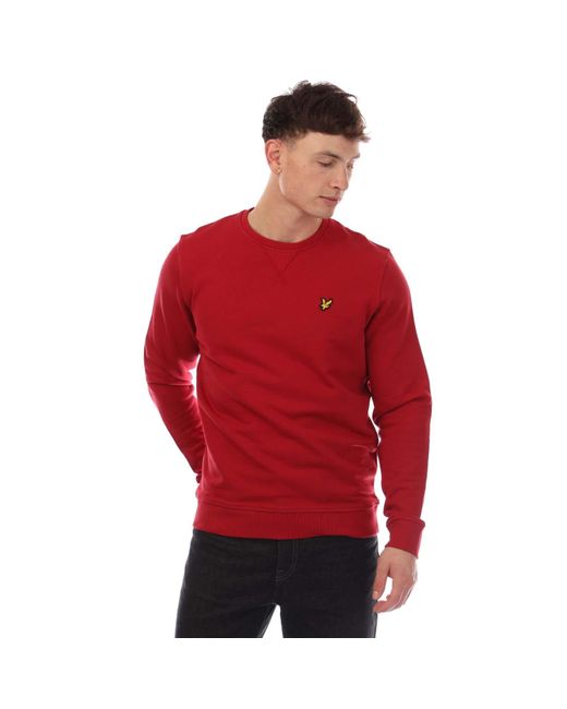 Lyle & Scott Red And Crewneck Sweatshirt for men